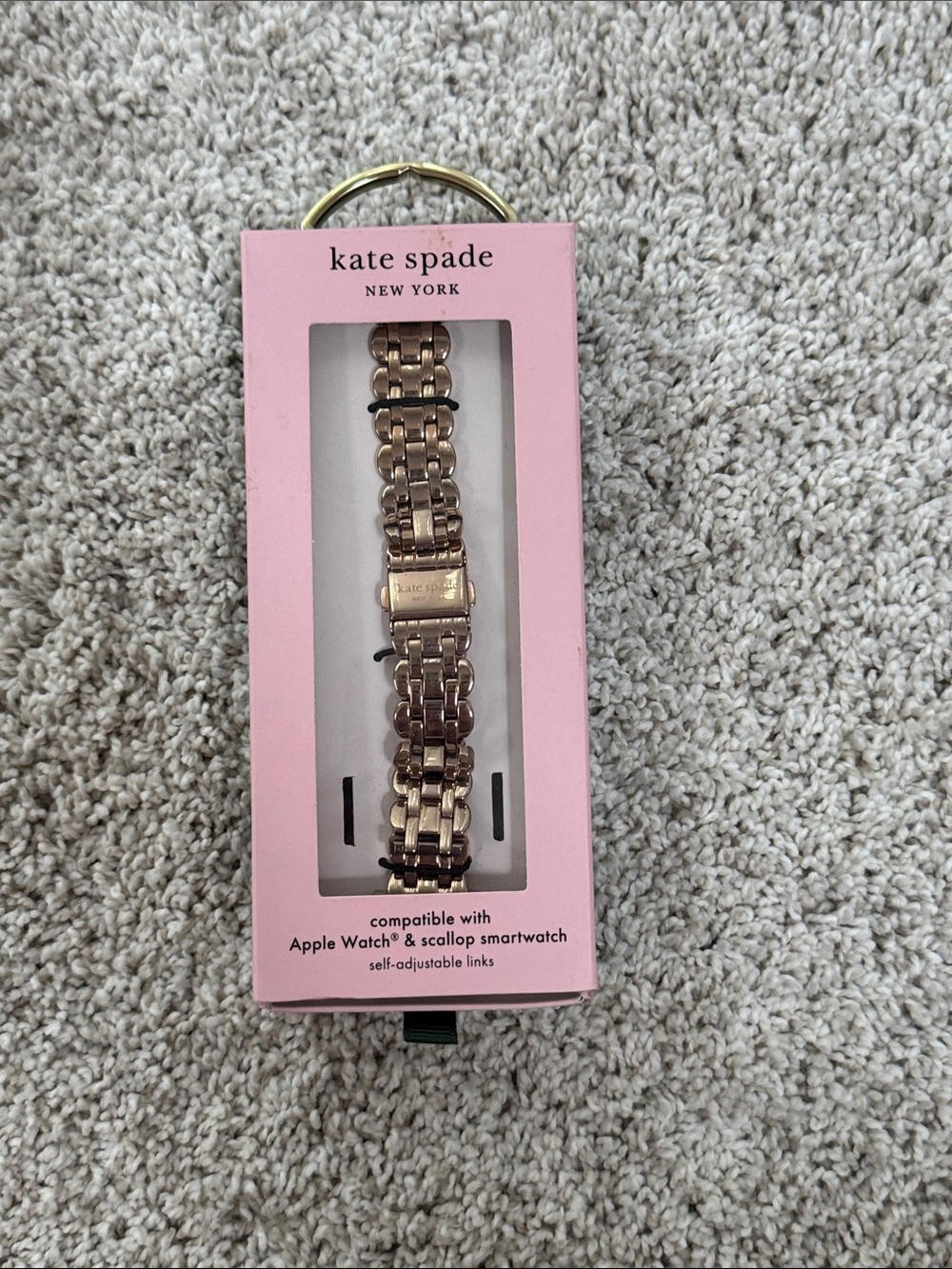 Kate Spade Golden watch band - Apple & Scallop watches!